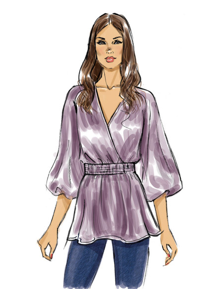 Oberteil-Schnittmuster - Butterick 6930