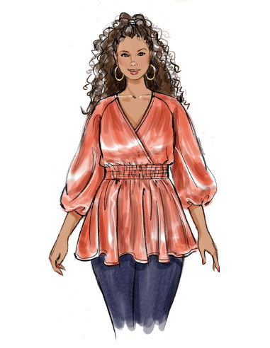 Oberteil-Schnittmuster - Butterick 6931
