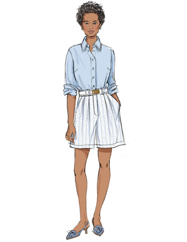 Hemd-Schnittmuster - Butterick 6946