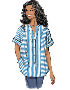 Oberteil-Schnittmuster - Butterick 6943 2