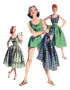 Vintage-Kleid Schnittmuster - Butterick 6939