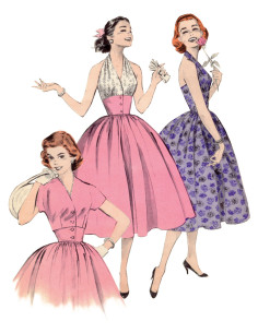 Vintage-Kleid Schnittmuster - Butterick 6938