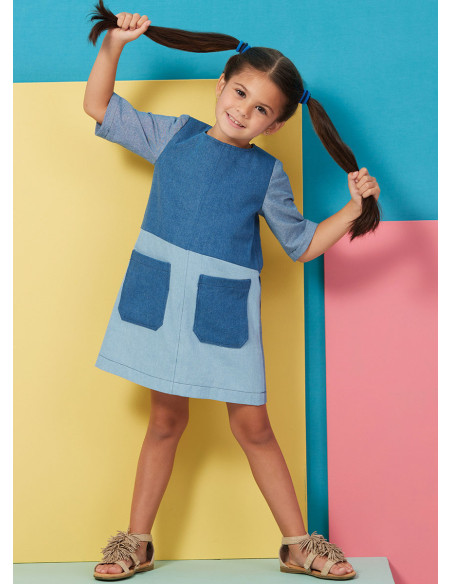 Kleid-, Strampler- und Hutmuster - Butterick 6937