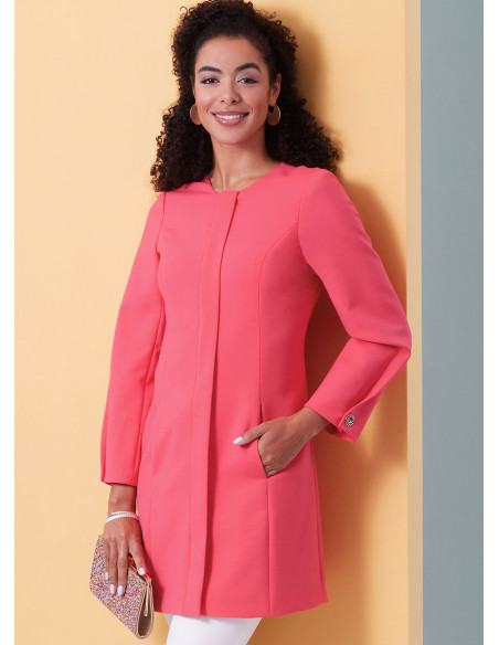 Angepasste Jacke Schnittmuster - Butterick 6979