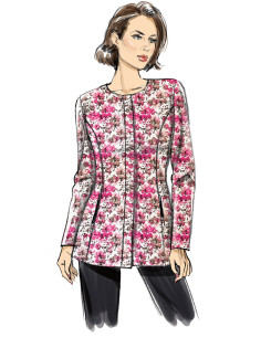 Angepasste Jacke Schnittmuster - Butterick 6979 2