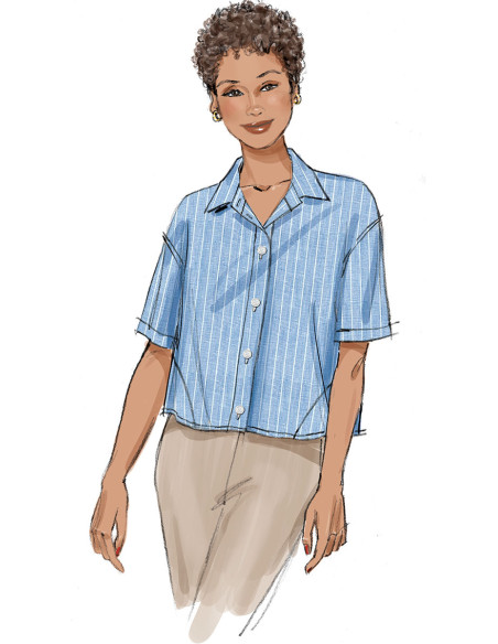 Hemd-Schnittmuster - Butterick 7011