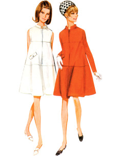Vintage-Kleid-Schnittmuster - Butterick 6991