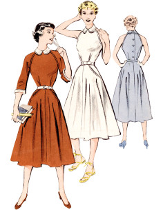 Vintage-Kleid-Schnittmuster - Butterick 6992