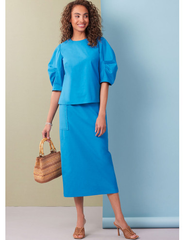 Oberteil-Schnittmuster - Butterick 7002