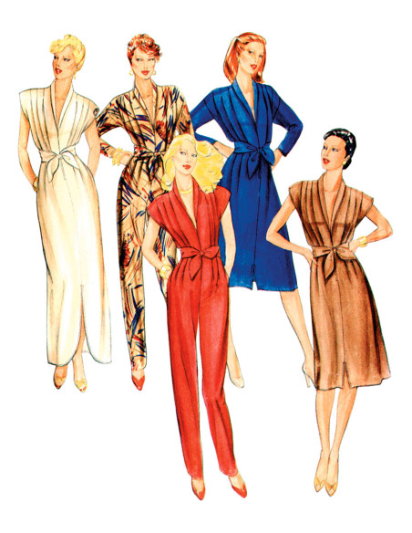 Kombinations- und Kleider-Schnittmuster - Butterick 7036