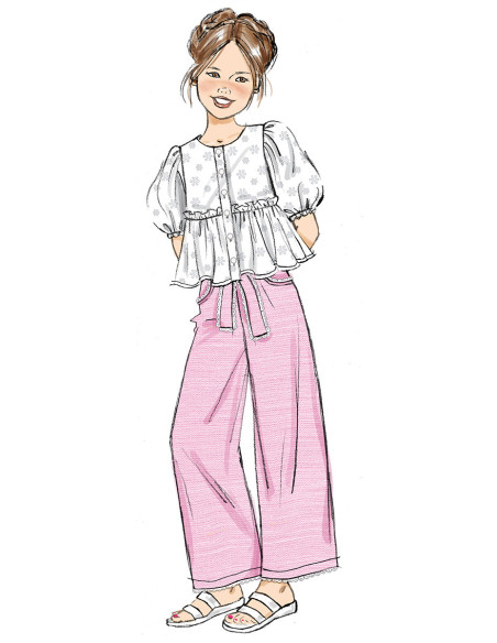 Oberteil-Schnittmuster - Butterick 7034