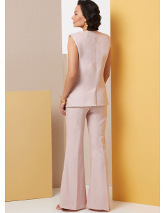 Weste Schnittmuster - Butterick 7027 2