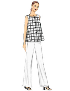 Oberteil- und Hosenmuster - Vogue 9258