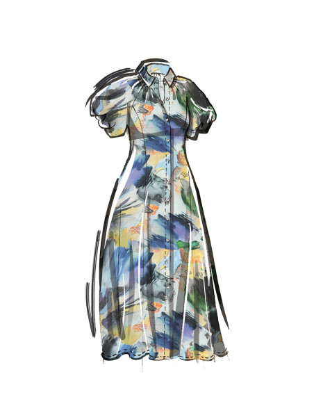 Blusenkleid-Schnittmuster - McCall's 8385