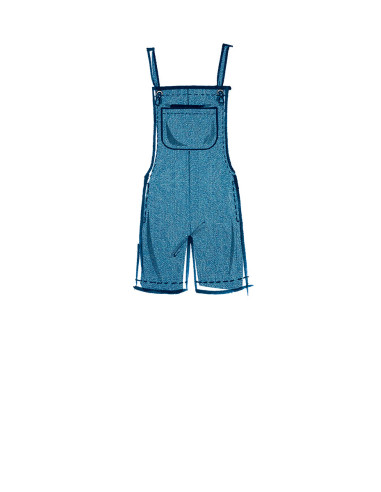 Latzhosen-Schnittmuster - McCall's 8204