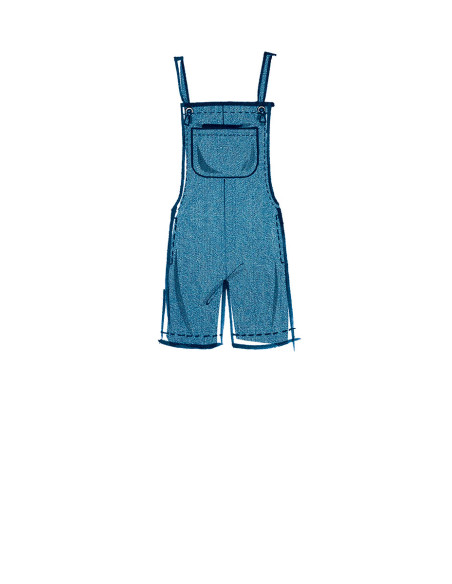 Latzhosen-Schnittmuster - McCall's 8204