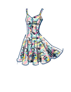 Kleid- und Gürtelmuster - McCall's 8177 2
