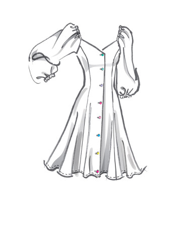 Kleid- und Gürtelmuster - McCall's 8177