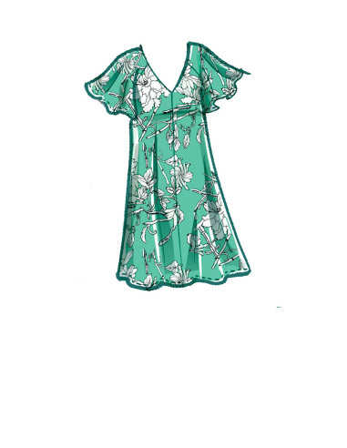 Kleid- und Overall-Schnittmuster - McCall's 8165