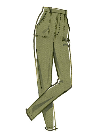 Jeans- und Latzhosenmuster - McCall's 8162