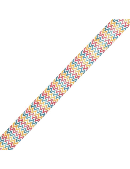 Chevron-Muster-Bias - Rot, Gelb und Blau