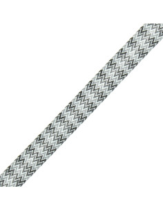Chevron-Muster Schrägband - Schwarz, Grau und Weiß 2