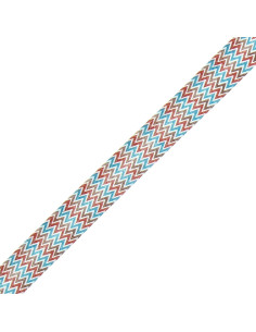 Chevron-Muster - Braun, Kamel und Blau 2
