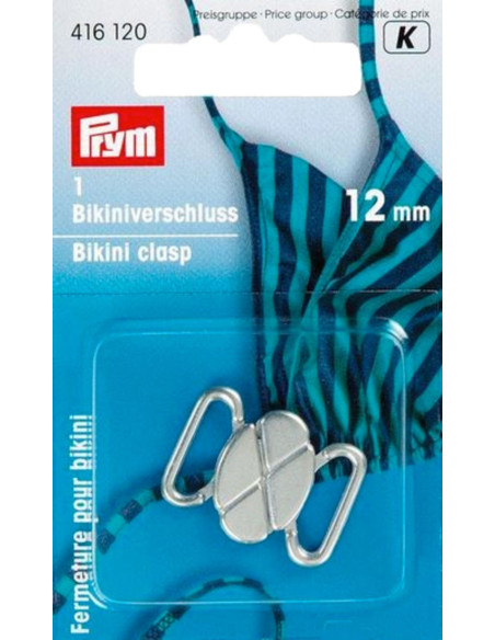 Klassische Badeanzug-Clips aus Metall - Silber