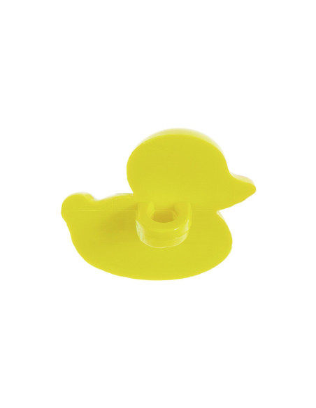 Carte de 6 boutons poussins - Jaune 13 x 12 mm