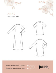 Kleid- und Oberteil-Schnittmuster Anaé - Joli Lab 2