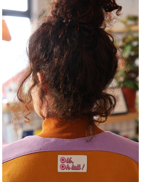 Lot de 6 étiquettes tissées - Milk Power Mix