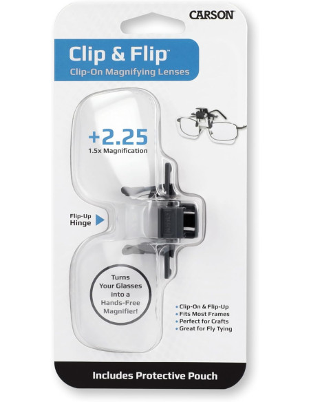 Clip-on Brille mit Vergrößerung X1.5 Carson Optical