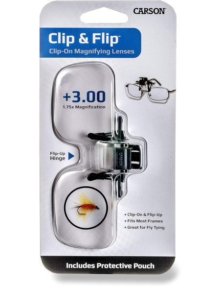 Clip-on Brillenaufsatz Vergrößerung X1.75 Carson Optical