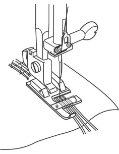 Janome-Schnurfuß 2