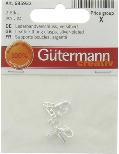 Gütermann Ohrringhalter - Silber
