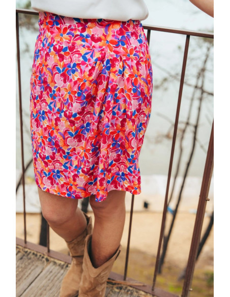 Tissu popeline de viscose Bloom - My Dress Made