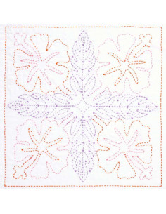 Sashiko-Kit Hawaii Hibiskus