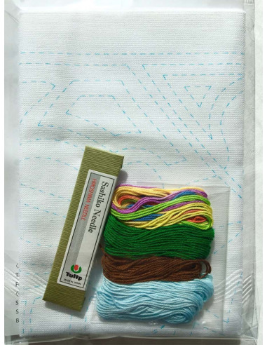 Sashiko-Kit Hawaii Honu
