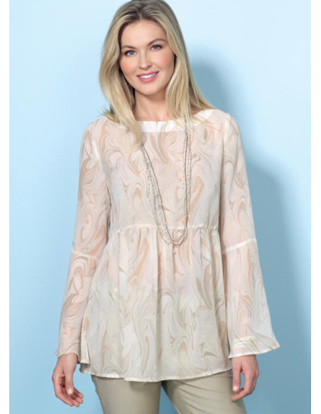 Oberteil-Schnittmuster - Butterick 6486