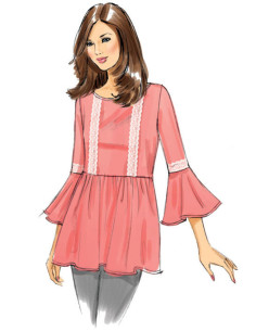 Oberteil-Schnittmuster - Butterick 6486 2