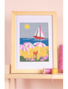 Pénélope-Leinwand Strandmotiv