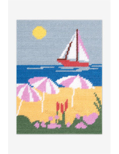 Pénélope-Leinwand Strandmotiv 2