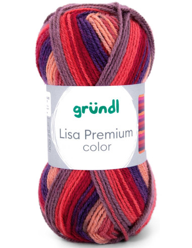 Fil à tricoter Lisa Premium color Gründl