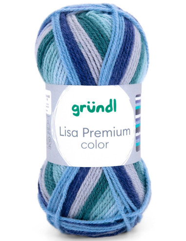 Fil à tricoter Lisa Premium color Gründl