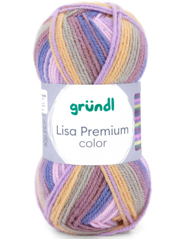 Fil à tricoter Lisa Premium color Gründl