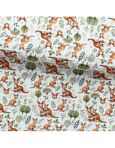 Fantasie-Jersey-Stoff - Känguru