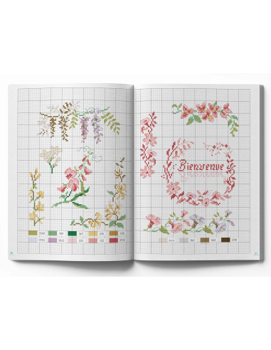 Buch Blumen - 100 Stickmuster