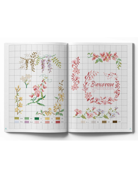 Buch Blumen - 100 Stickmuster