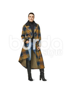 Mantelschnittmuster - Burda 6462 2