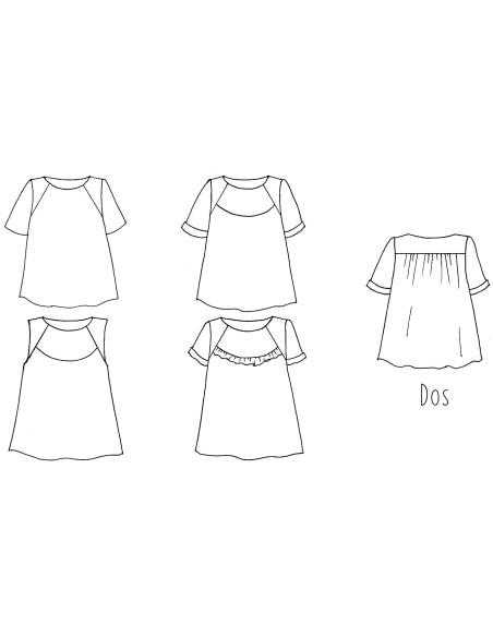 Lunne Top Schnittmuster - Anna Rose Patterns
